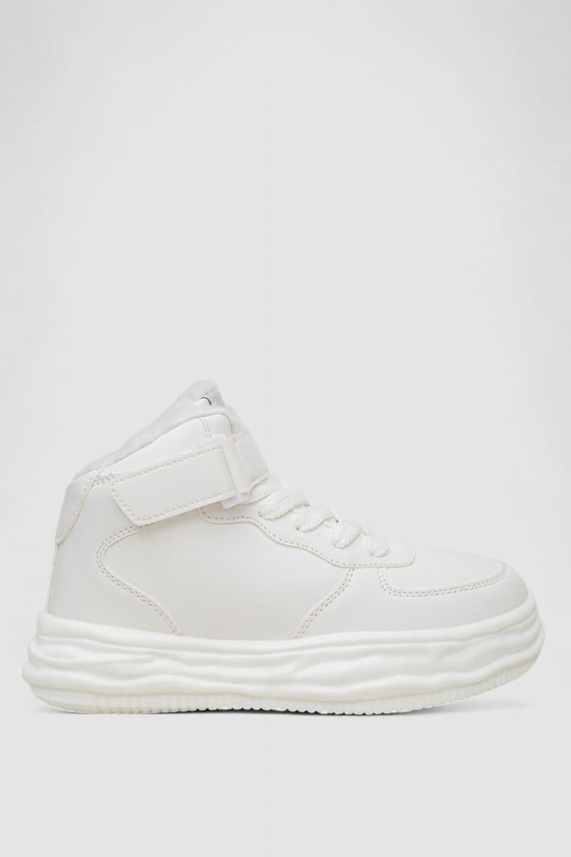 Кросівки жіночі зимові на хутрі, колір білий, 248RCX686 - зображення 1