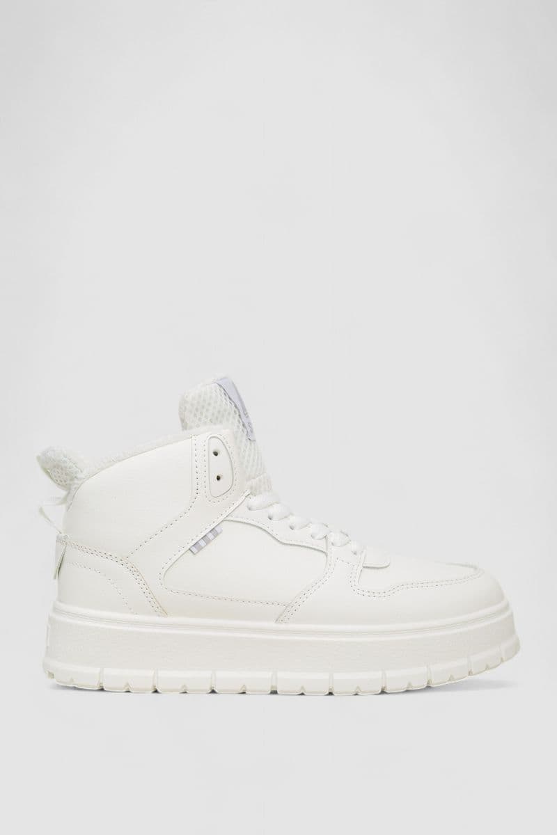 Кросівки жіночі зимові на хутрі, колір білий, 248RMB09 - зображення 1