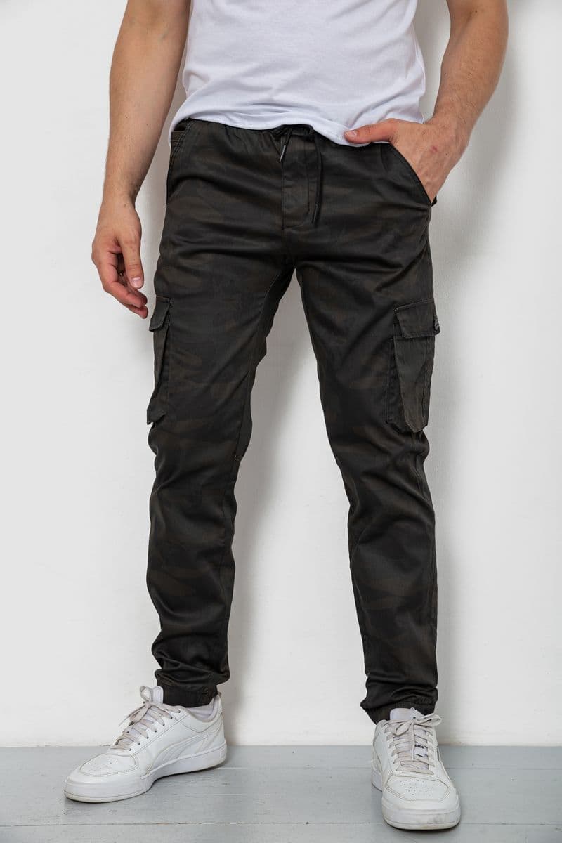 Штани чоловічі камуфляжні, колір хакі, 244RTL1064 - зображення 1