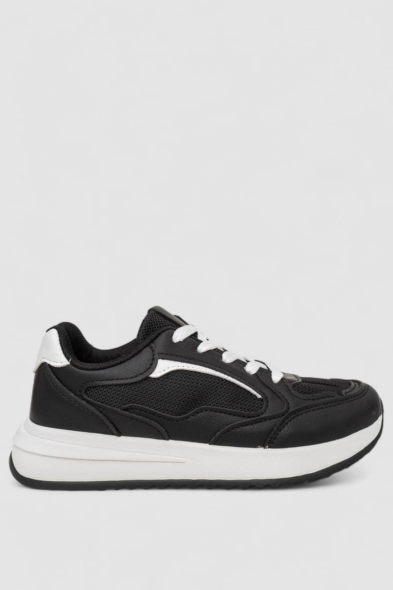 Кросівки жіночі, колір чорно-білий, 248RG30 - зображення 1