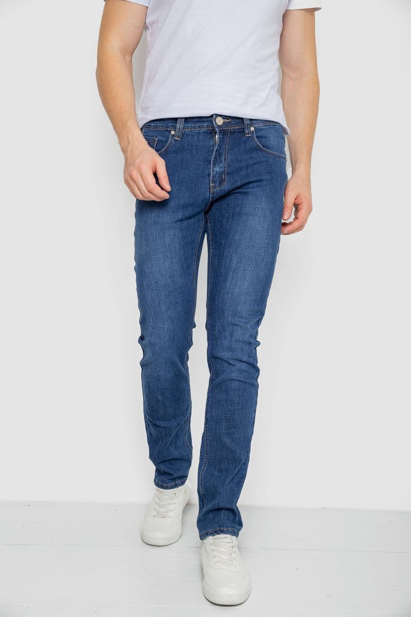 Джинси чоловічі, колір синій, 244R2242 - зображення 1