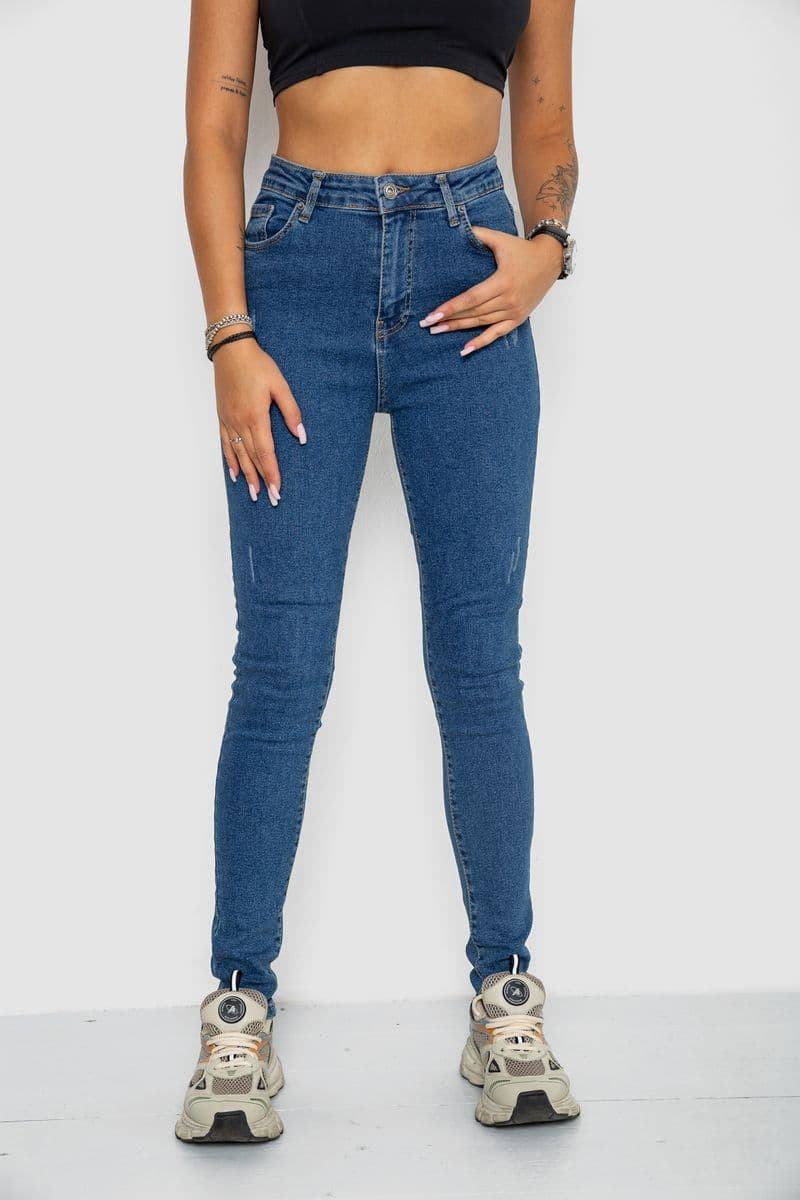Джинси жіночі, колір синій, 244R2025 - зображення 1