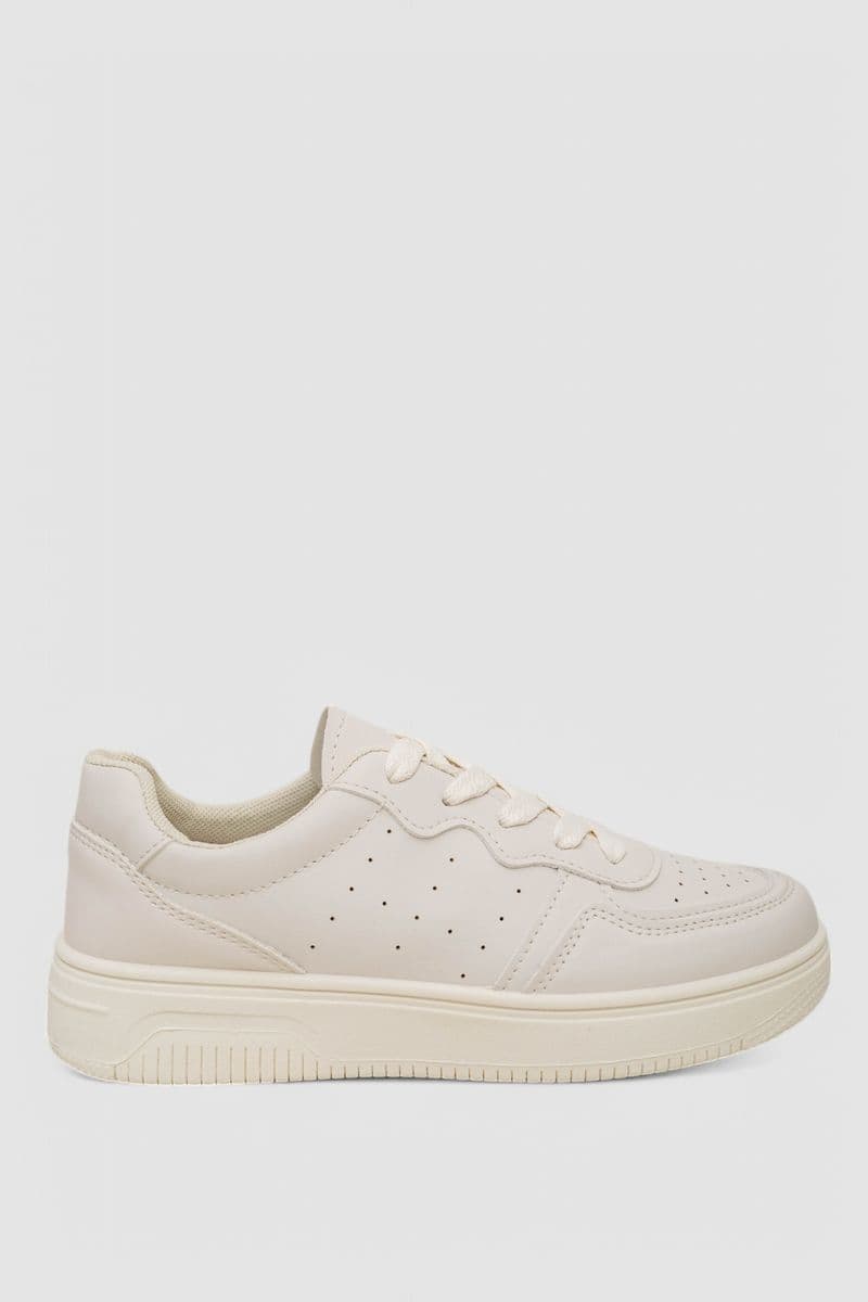 Кеди жіночі, колір бежевий, 248R97 - зображення 1