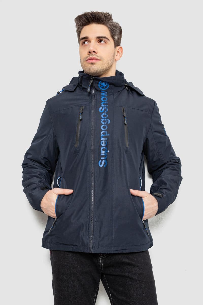 Куртка чоловіча демісезонна, колір синій, 244RL26175 - зображення 1