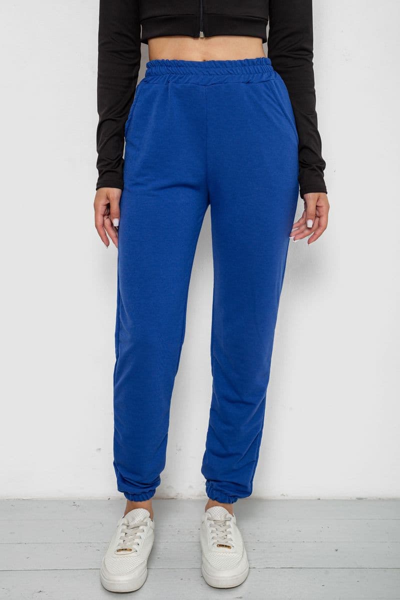 Спортивні штани жіночі, колір синій, 238R345-1 - зображення 1