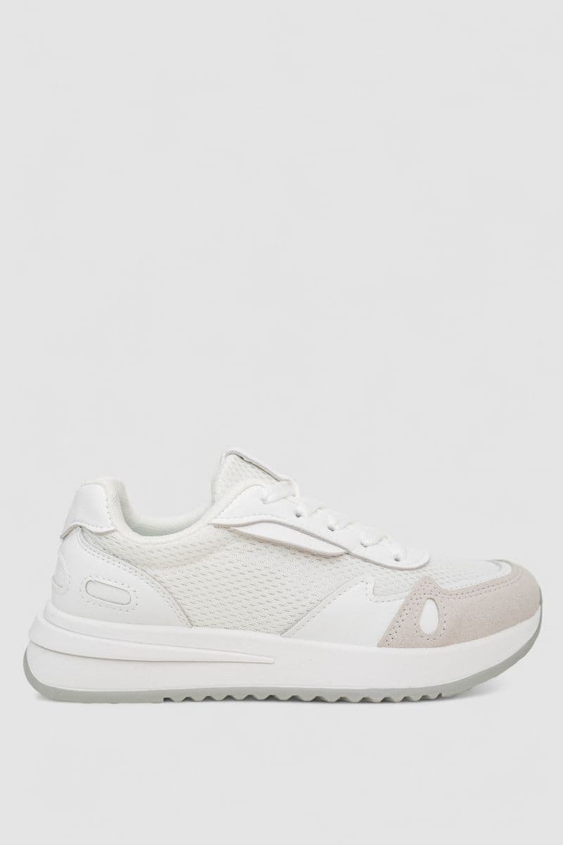 Кросівки жіночі, колір біло-сірий, 248RG40 - зображення 1