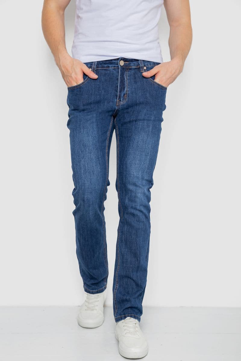 Джинси чоловічі, колір синій, 244R2243 - зображення 1
