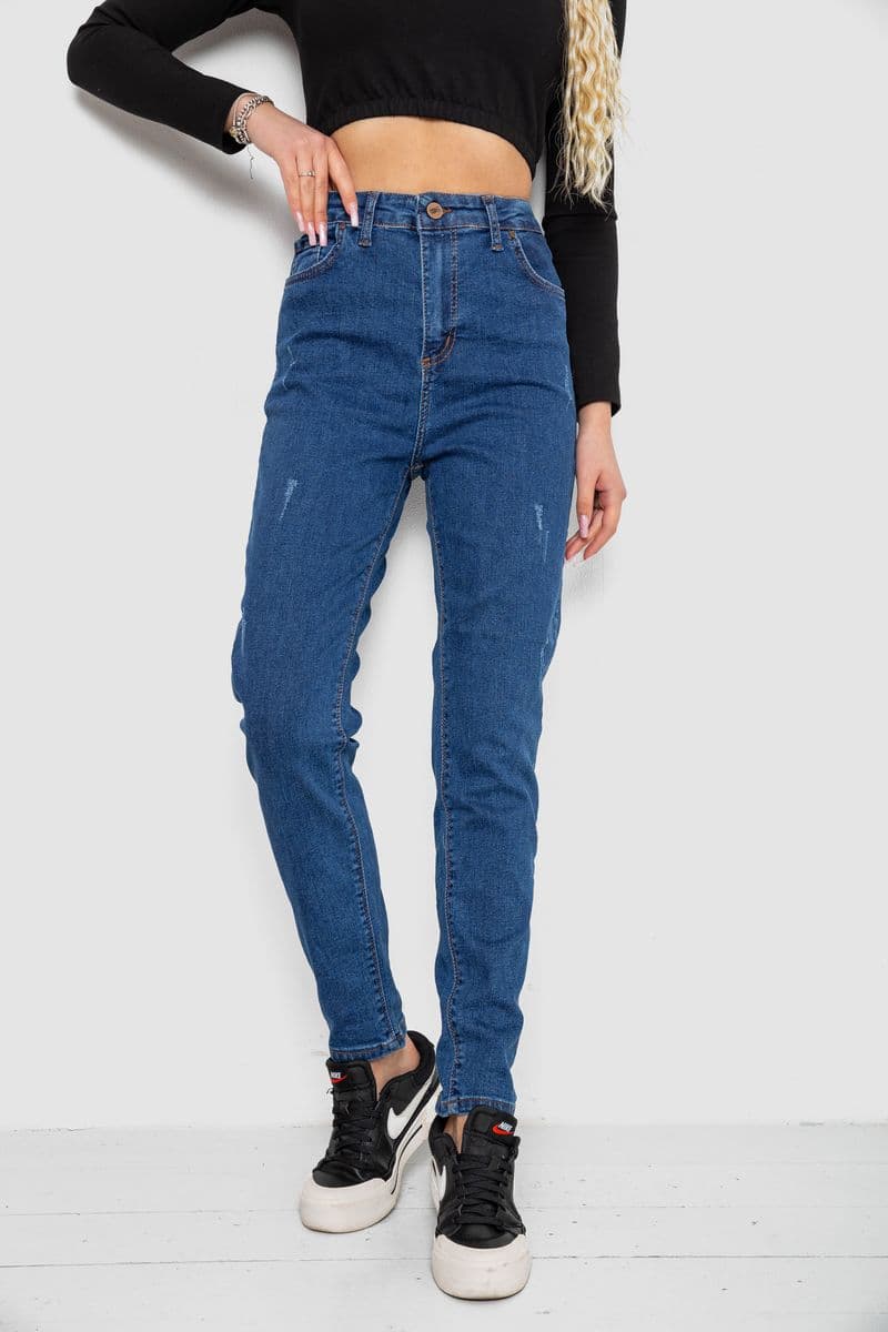 Джинси жіночі, колір синій, 244R22000 - зображення 1