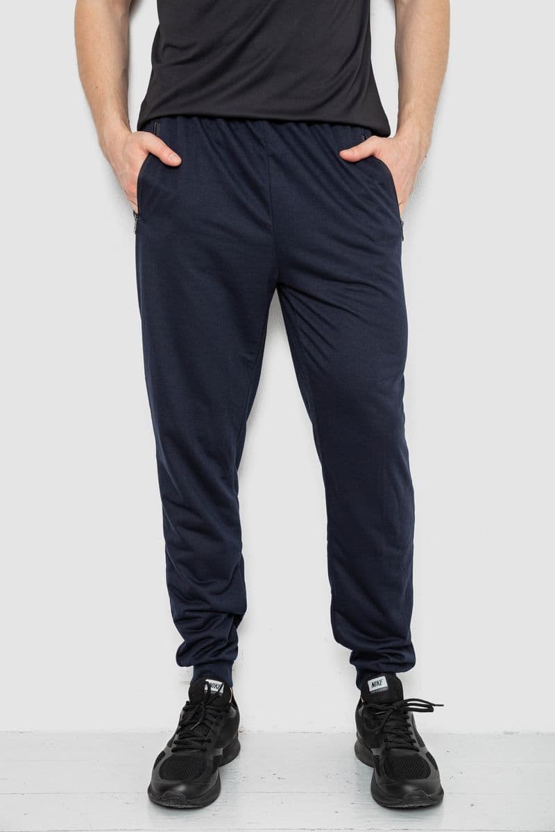 Спортивні штани чоловічі, колір темно-синій, 244R41512 - зображення 1