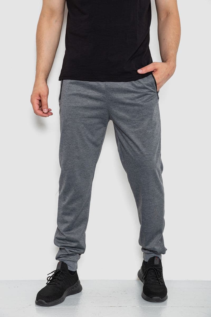 Спортивні штани чоловічі, колір сірий, 244R41512 - зображення 1