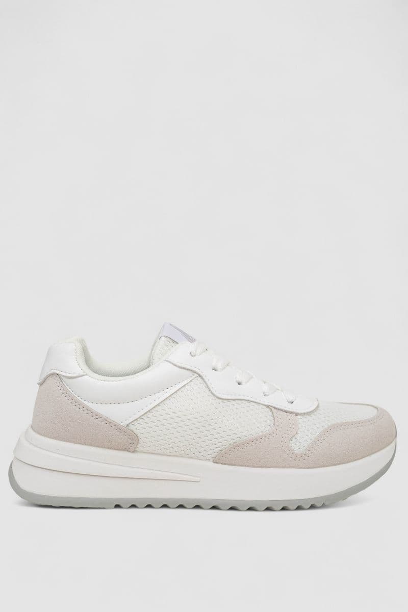 Кросівки жіночі, колір біло-сірий, 248RG20-7B - зображення 1