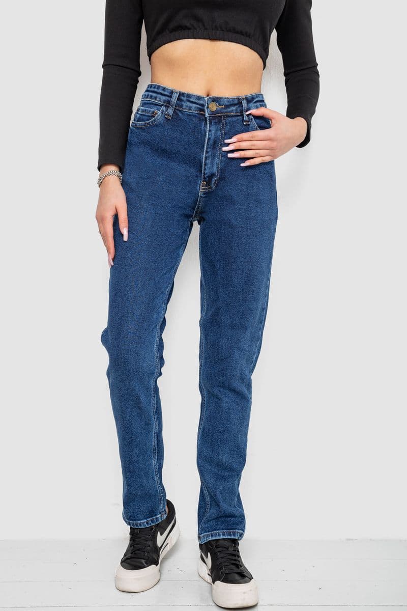Джинси жіночі, колір синій, 244R1402-6 - зображення 1