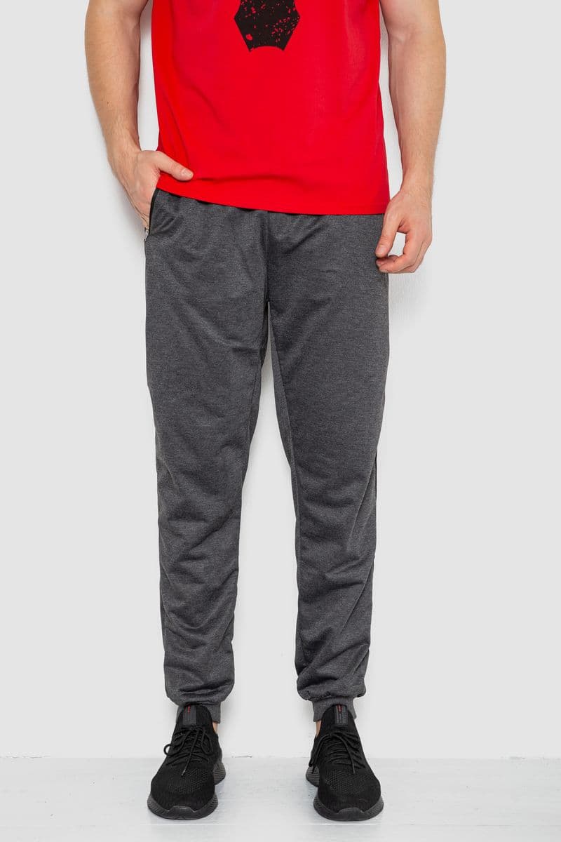 Спортивні штани чоловічі, колір темно-сірий, 244R41236 - зображення 1