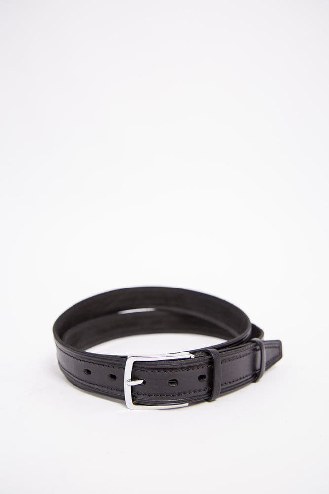 Класичний чоловічий ремінь, чорного кольору, 196R35U1W89-1 - зображення 1