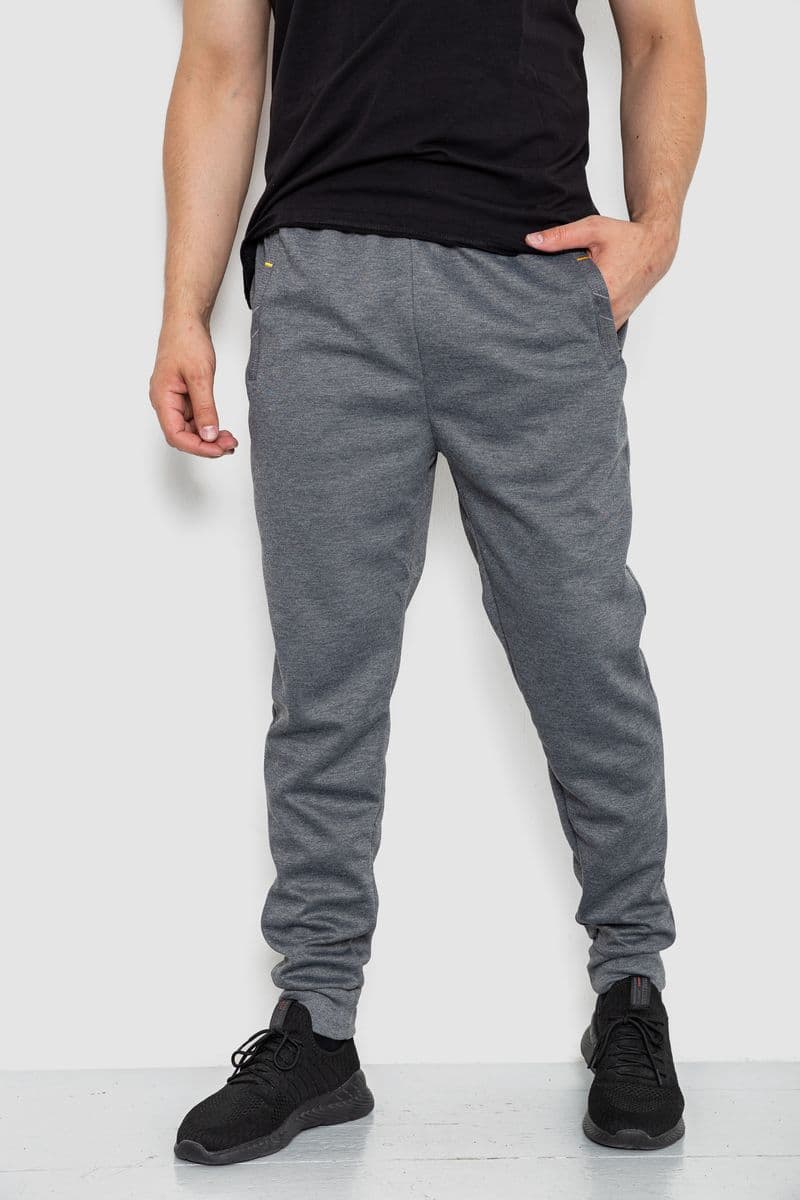 Спорт штани чоловічі, колір сірий, 244R41622 - зображення 1