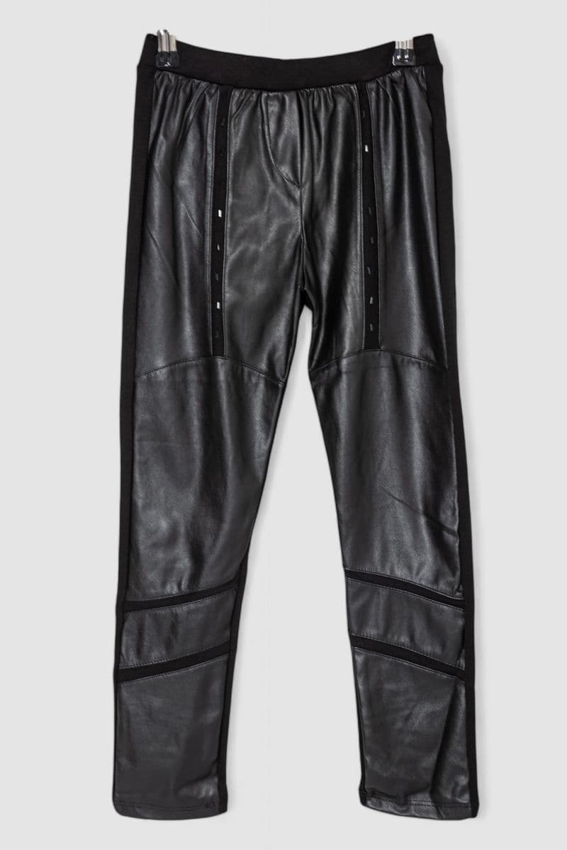 Лосіни для дівчаток, колір чорний, 247R1512-1 - зображення 1