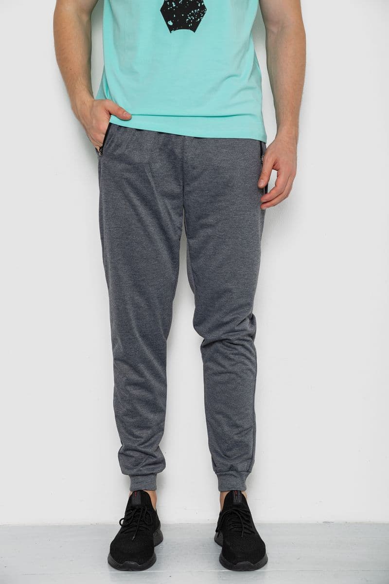 Спорт чоловічі штани, колір сірий, 244R41285 - зображення 1