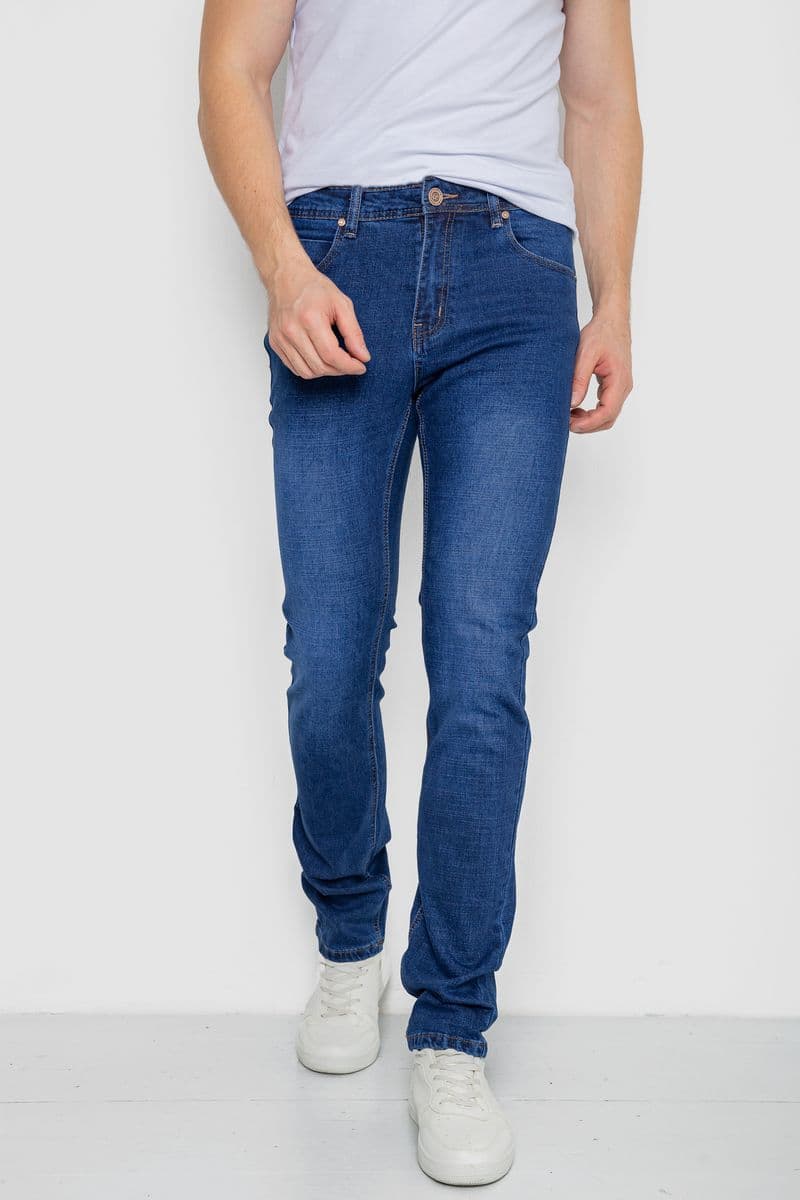 Джинси чоловічі, колір синій, 244R2310 - зображення 1