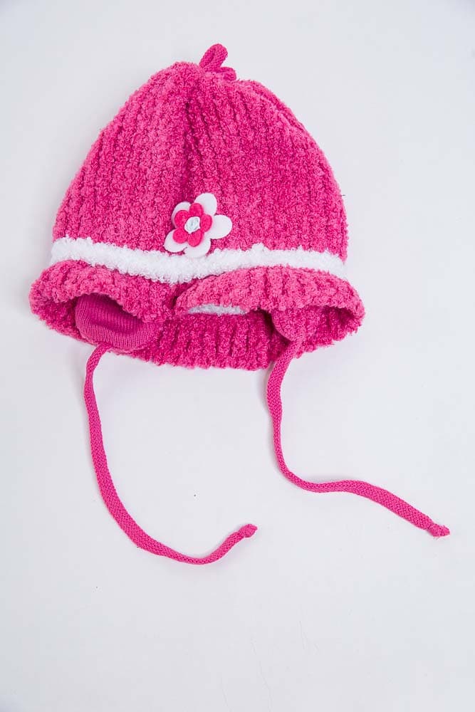 Дитячий комплект з шапки та шарфа, рожевого кольору, 167R8881-1 - зображення 1