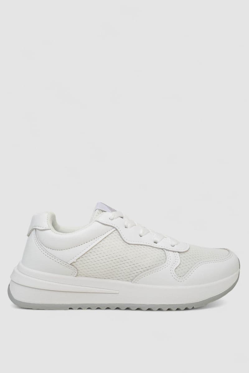 Кросівки жіночі, колір біло-сірий, 248RG20-7A - зображення 1