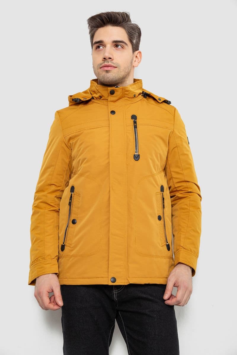 Куртка чоловіча демісезонна, колір жовтий, 244RL0216 - зображення 1