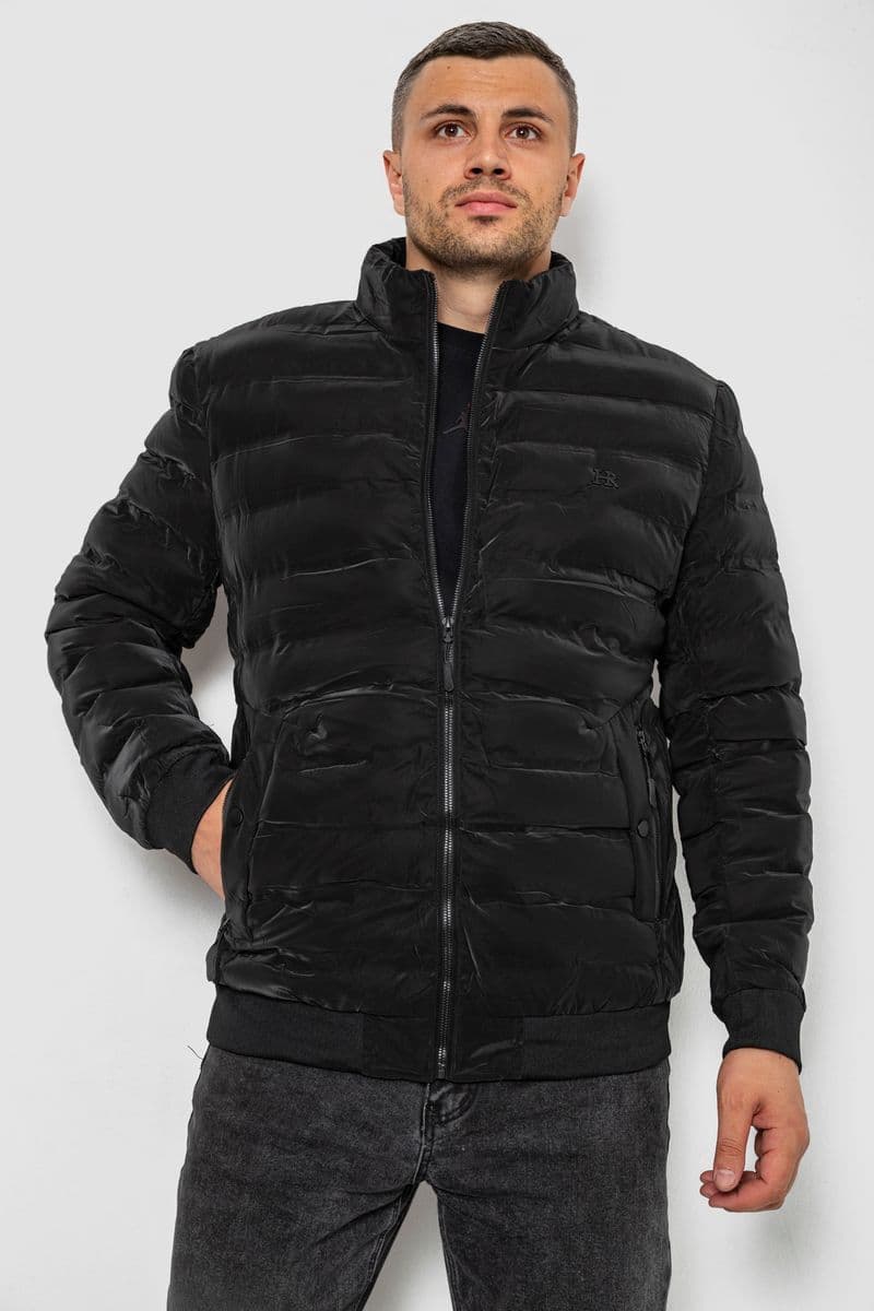 Куртка чоловіча демісезонна 214R835К, колір Чорний - зображення 1