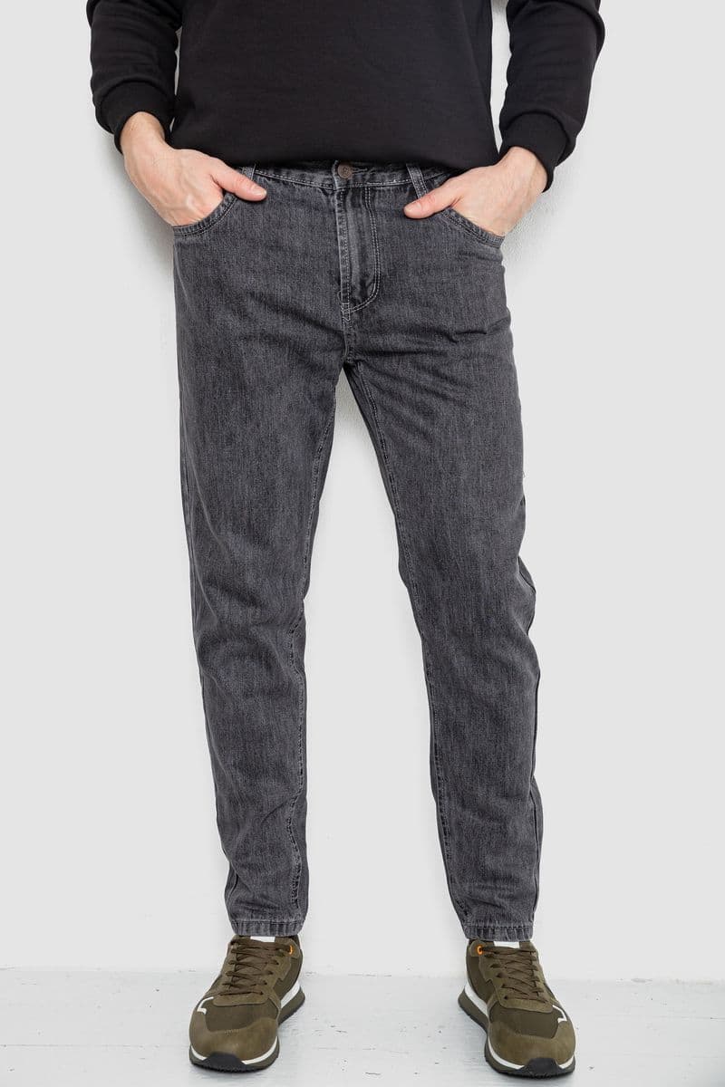 Джинси чоловічі демісезонні, колір сірий, 243R8133 - зображення 1