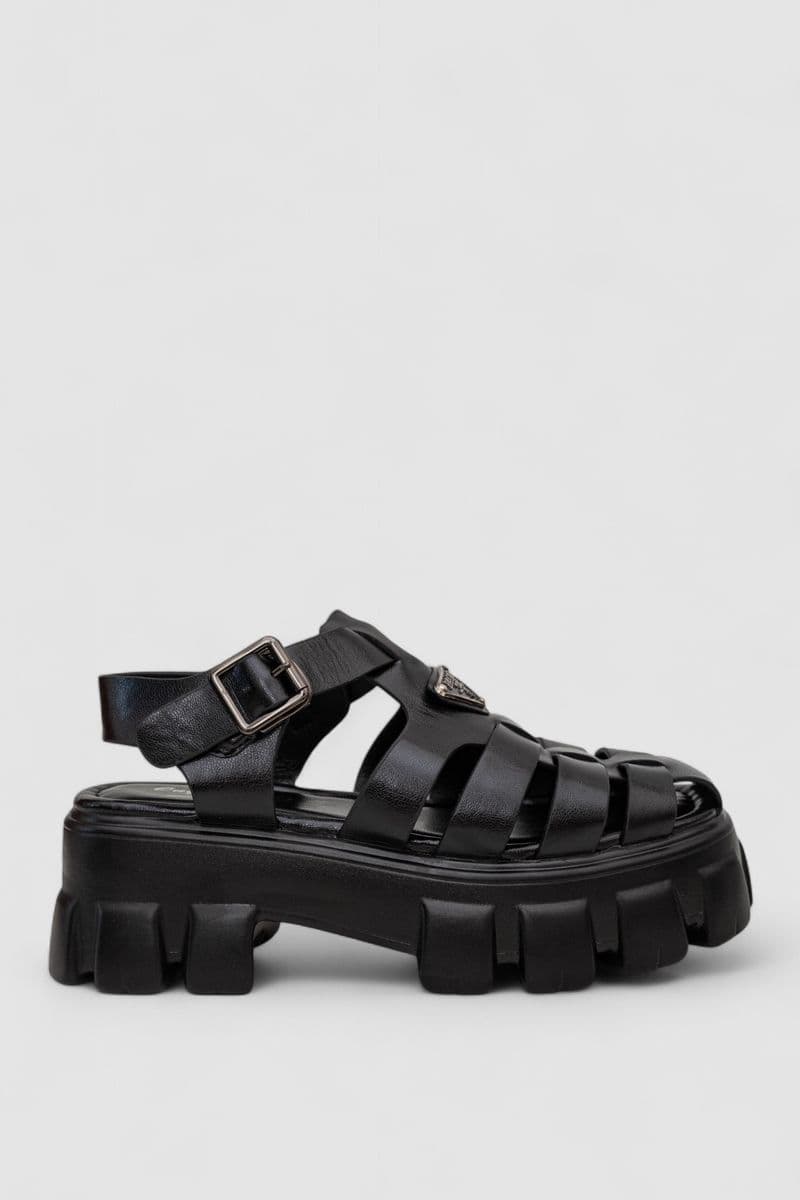 Босоніжки жіночі, колір чорний, 243R9207 - зображення 1