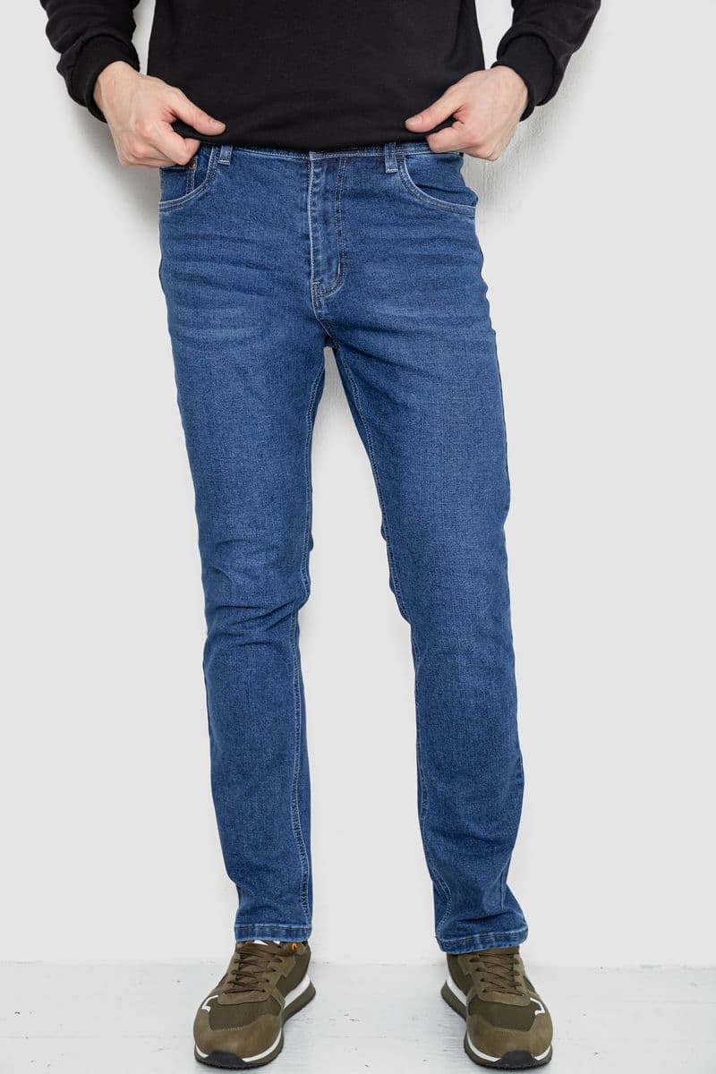 Джинси чоловічі демісезонні, колір синій, 243R8047 - зображення 1