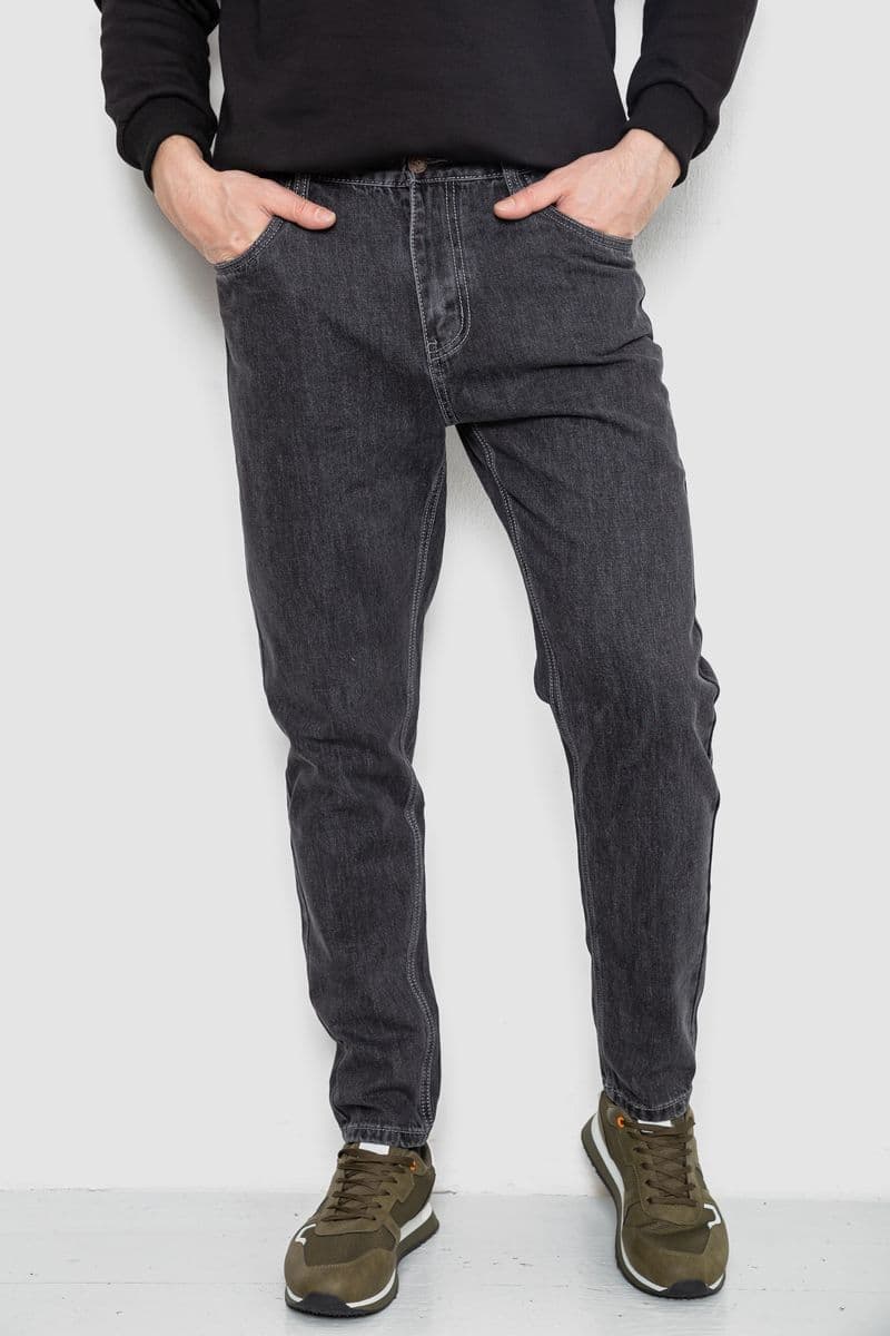 Джинси чоловічі демісезонні, колір сірий, 243R8126 - зображення 1