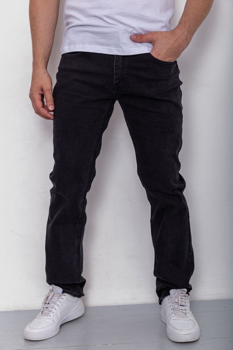 Джинси чоловічі, колір чорний, 244RW115 - зображення 1
