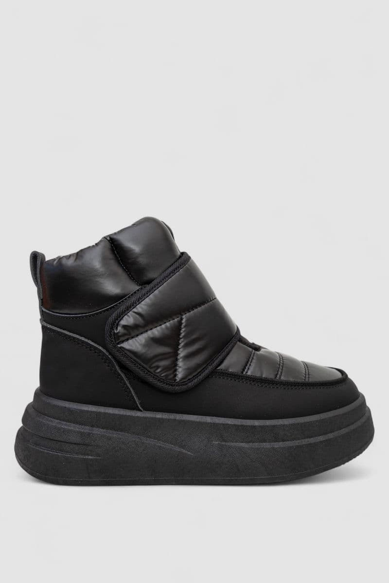 Дутики жіночі зимові на хутрі, колір чорний, 248RLM10 - зображення 1