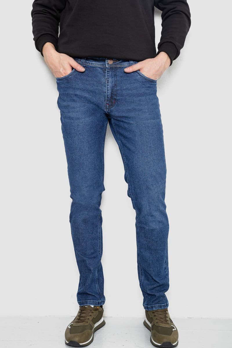 Джинси чоловічі демісезонні, колір синій, 243R8059 - зображення 1