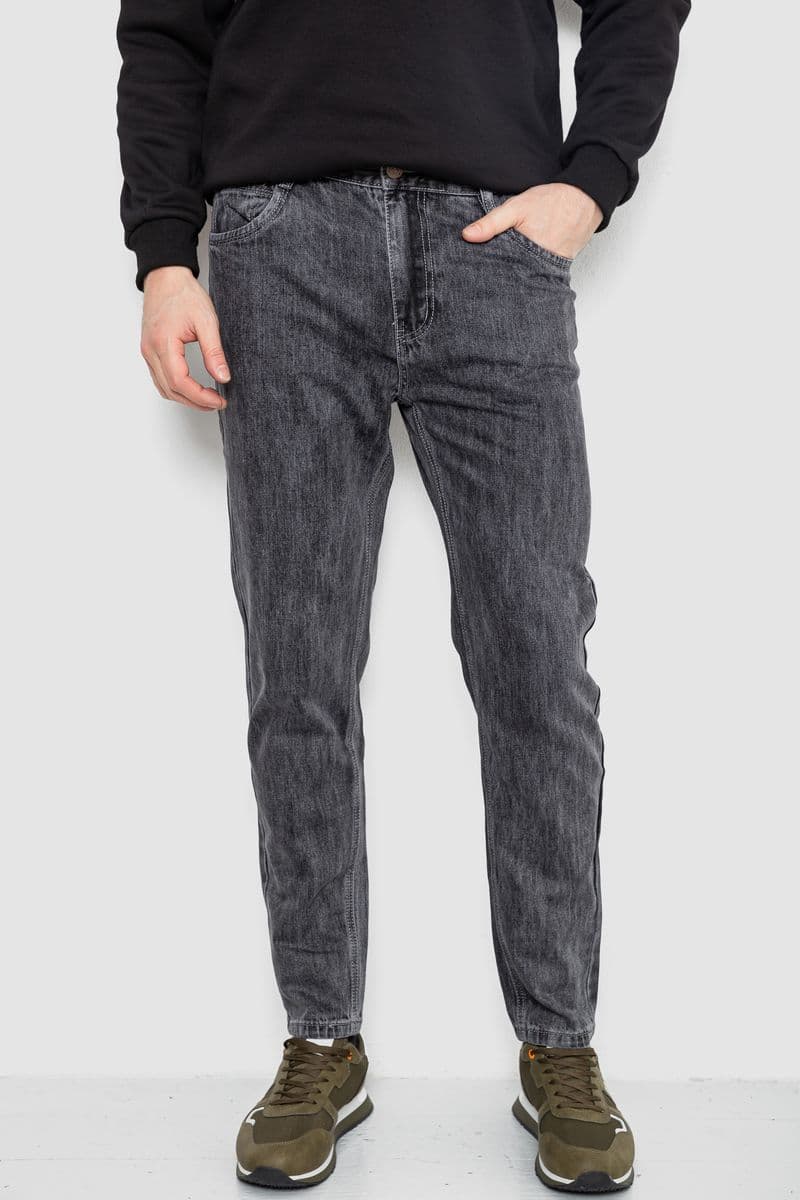 Джинси чоловічі демісезонні, колір сірий, 243R8131 - зображення 1