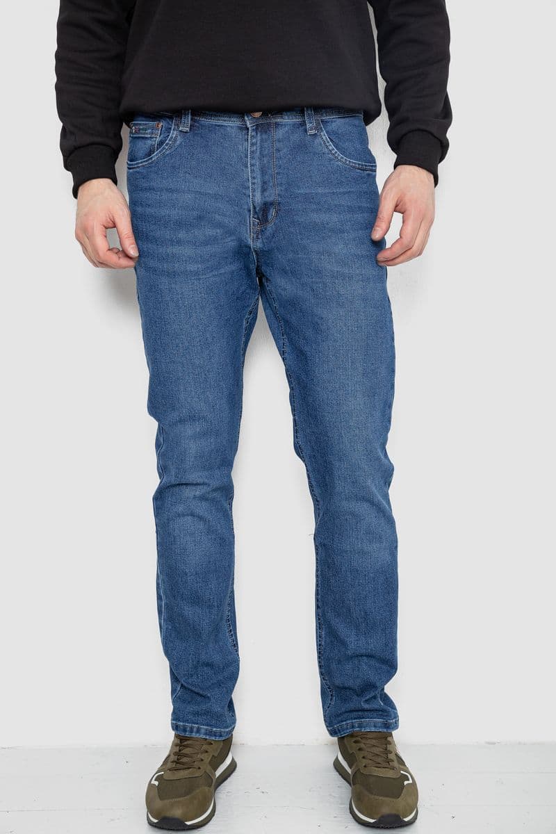 Джинси чоловічі демісезонні, колір синій, 243R8050 - зображення 1