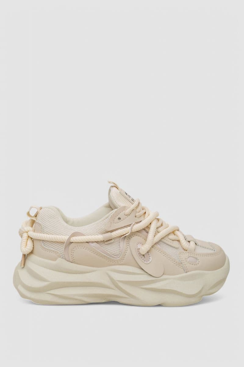 Кросівки чоловічі демісезонні, колір бежевий, 243RHK59 - зображення 1