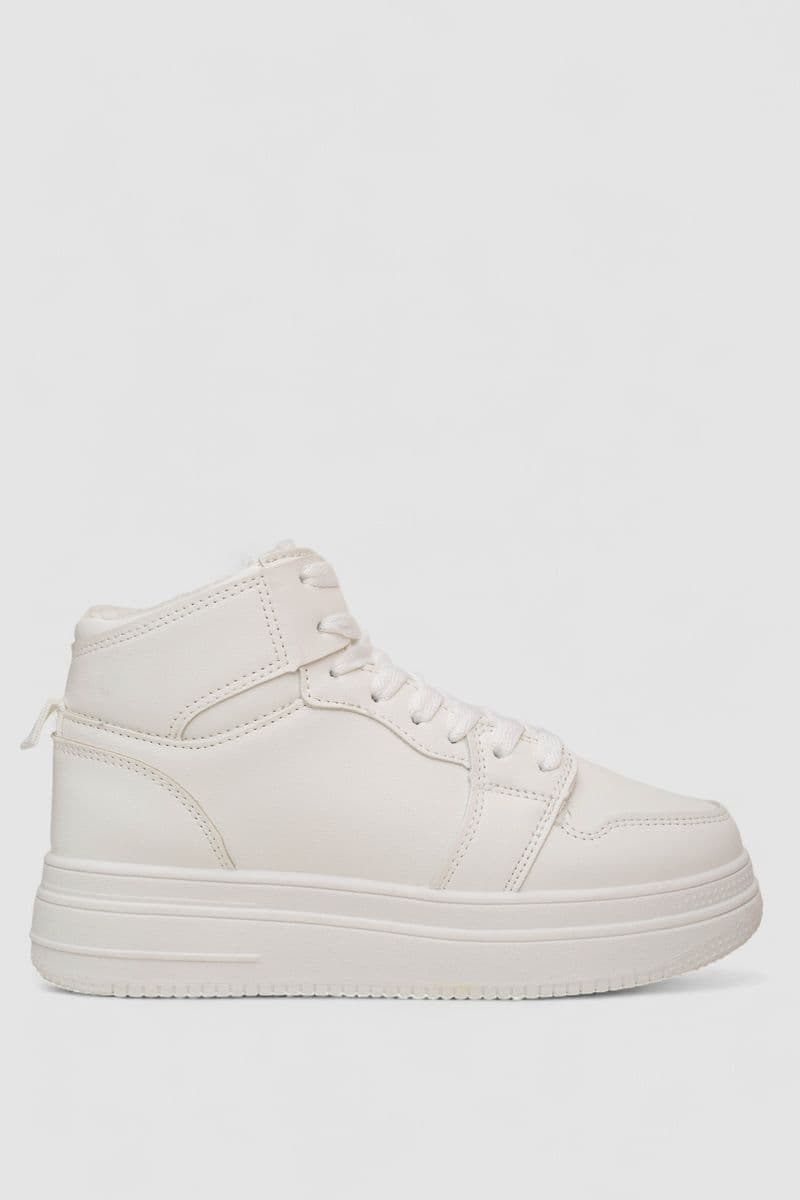 Кросівки жіночі зимові, колір білий, 248RBB07 - зображення 1