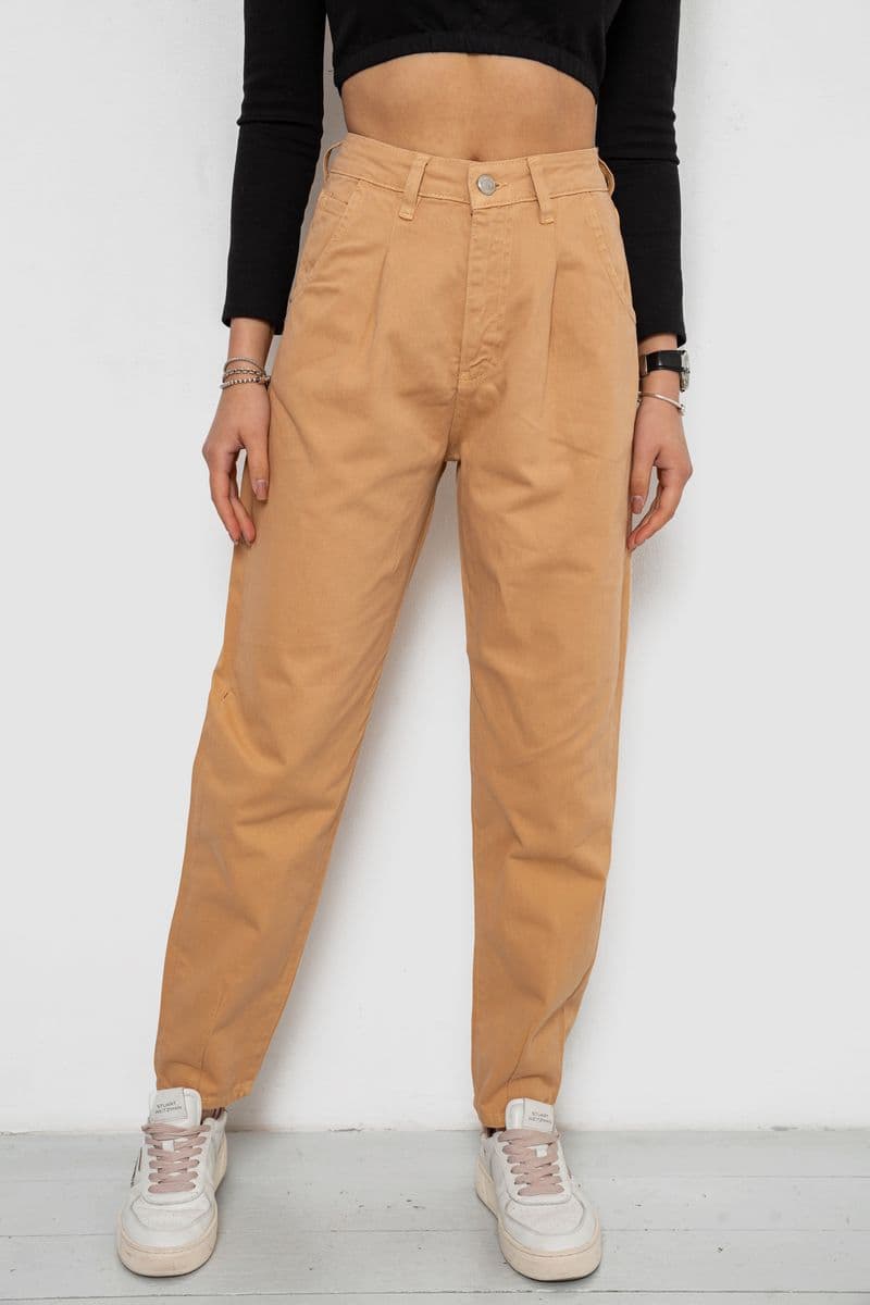 Джинси жіночі, колір темно-бежевий, 250R1574 - зображення 1