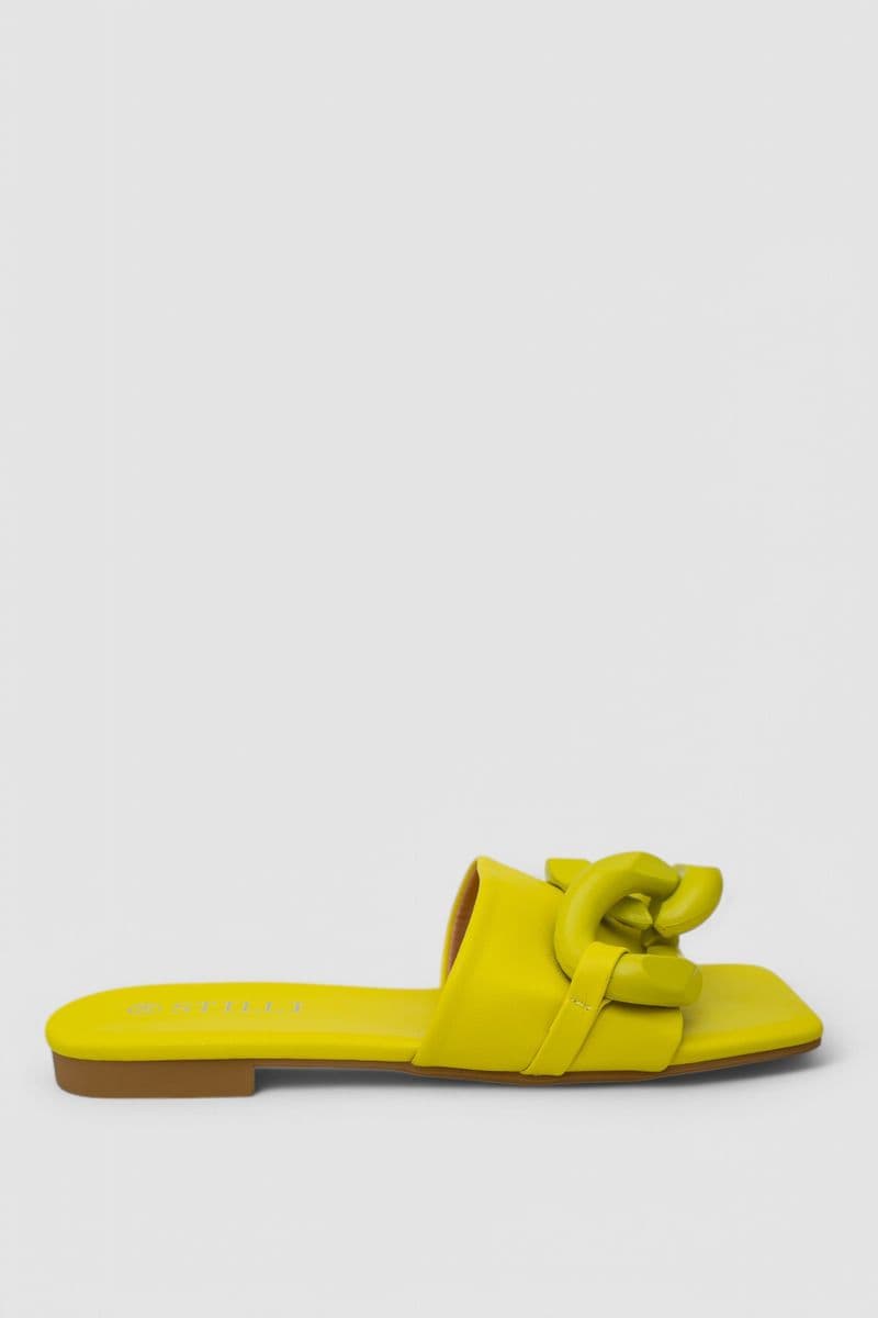 Шльопанці жіночі, колір жовтий, 248RL165 - зображення 1
