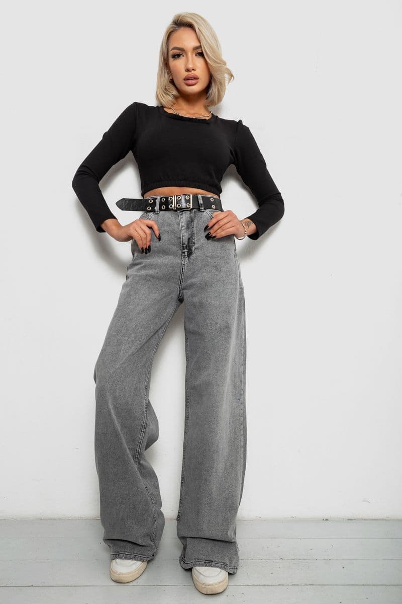 Джинси жіночі Palazzo 244R00155, колір Сірий - зображення 1