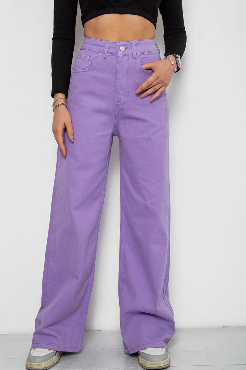 Джинси жіночі, колір бузковий, 250R1797 - зображення 1