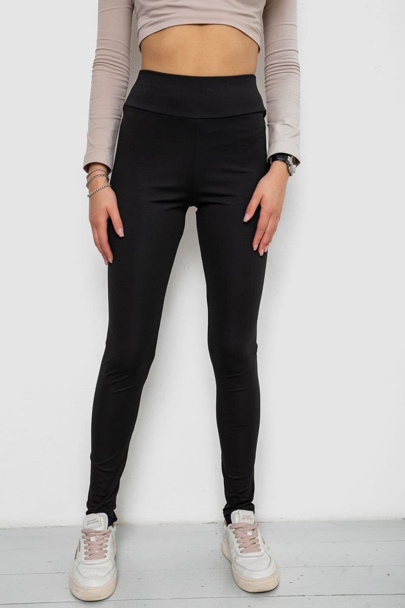 Лосини однотонні, колір чорний, 238R328 - зображення 1