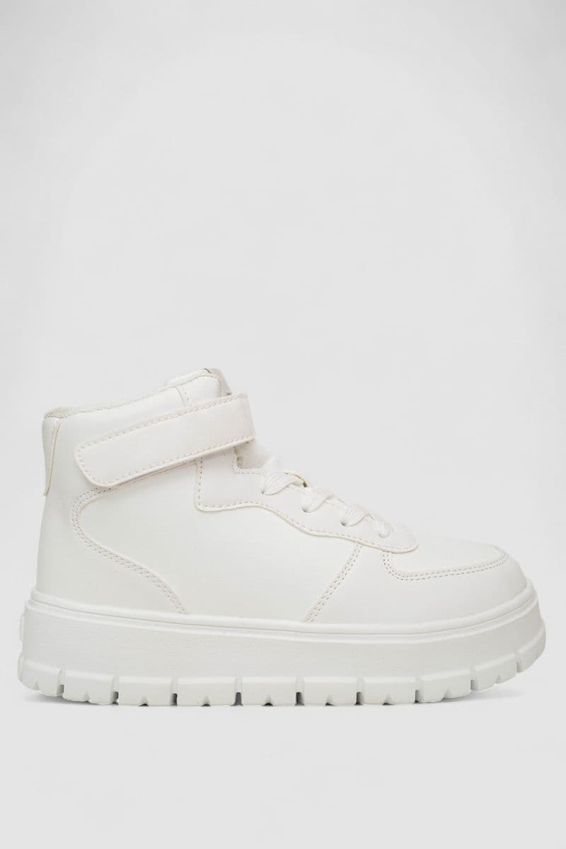 Кросівки жіночі зимові на хутрі, колір білий, 248RCX681 - зображення 1