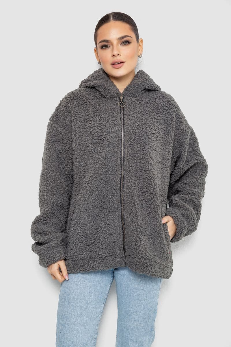 Кофта жіноча ошатна 186R622, колір сірий, 102R5265 - зображення 1