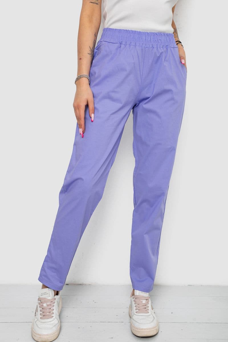 Штани жіночі, колір бузковий, 238R316 - зображення 1