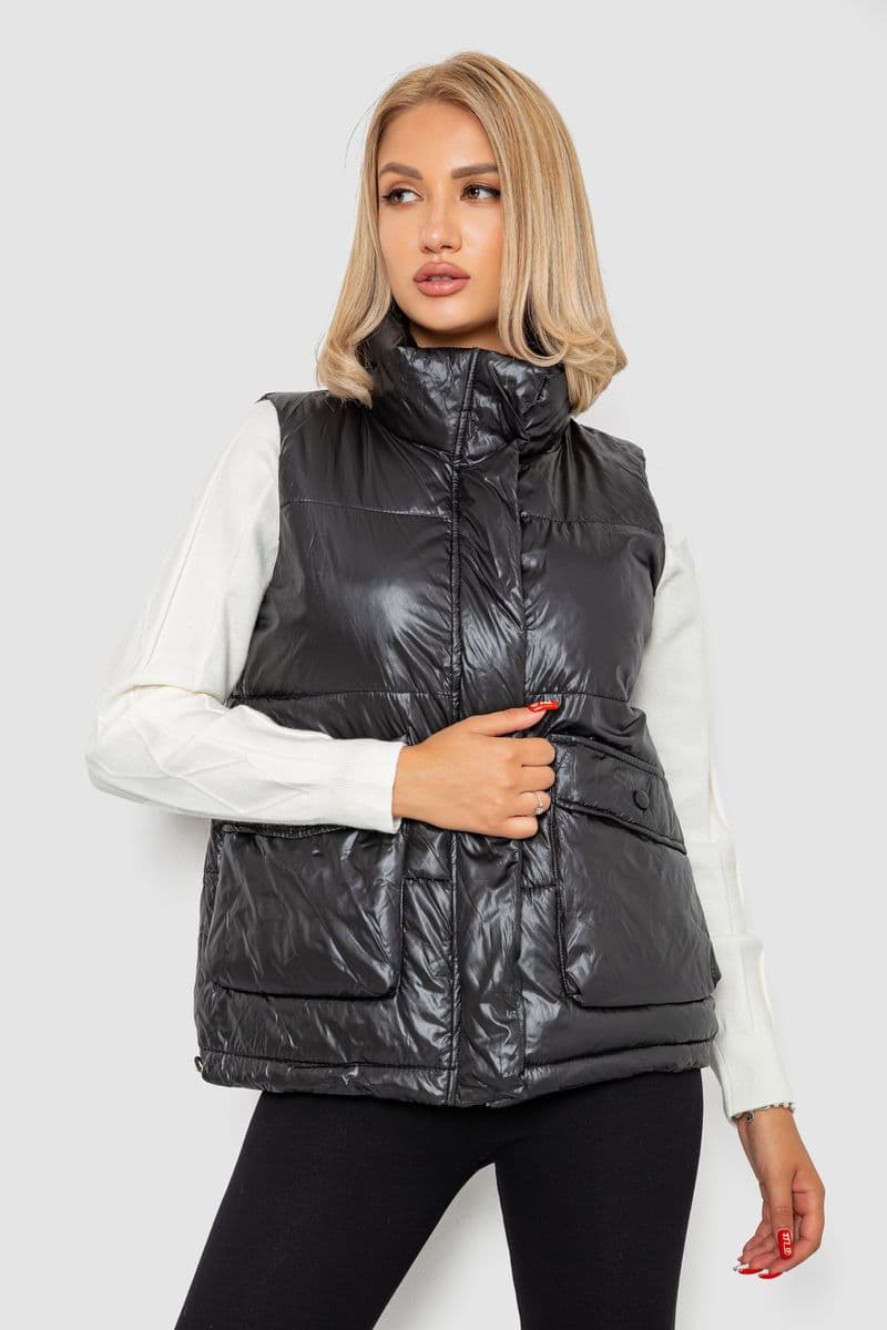 Жилет жіночий, колір чорний, 244R533-1 - зображення 1