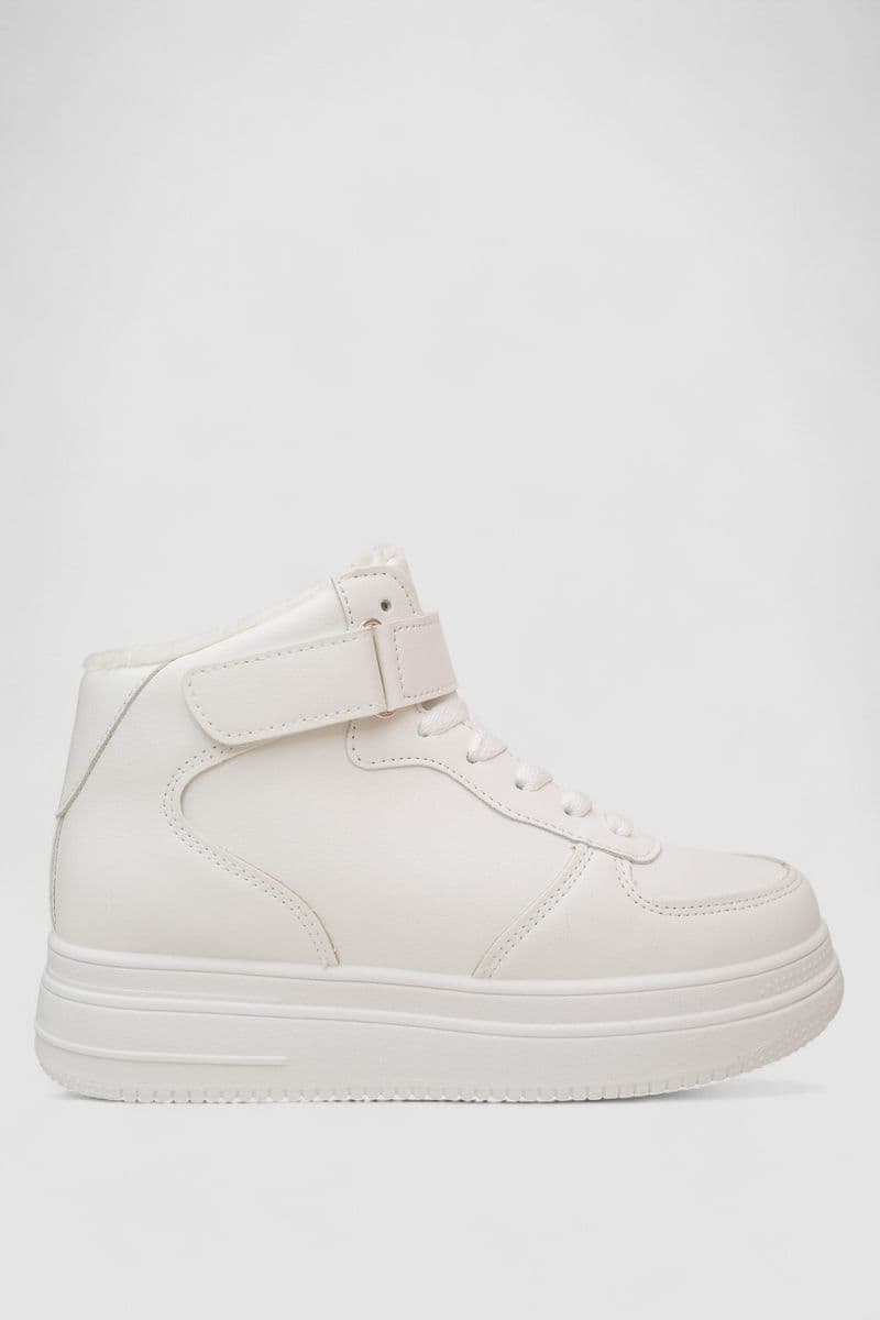 Кросівки жіночі зимові, колір білий, 248RBB08 - зображення 1