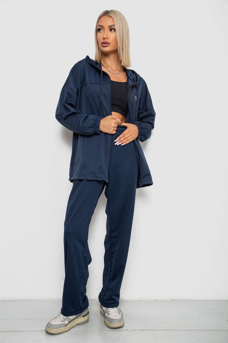 Спортивний костюм жіночий, колір темно-синій, 238R114 - зображення 1