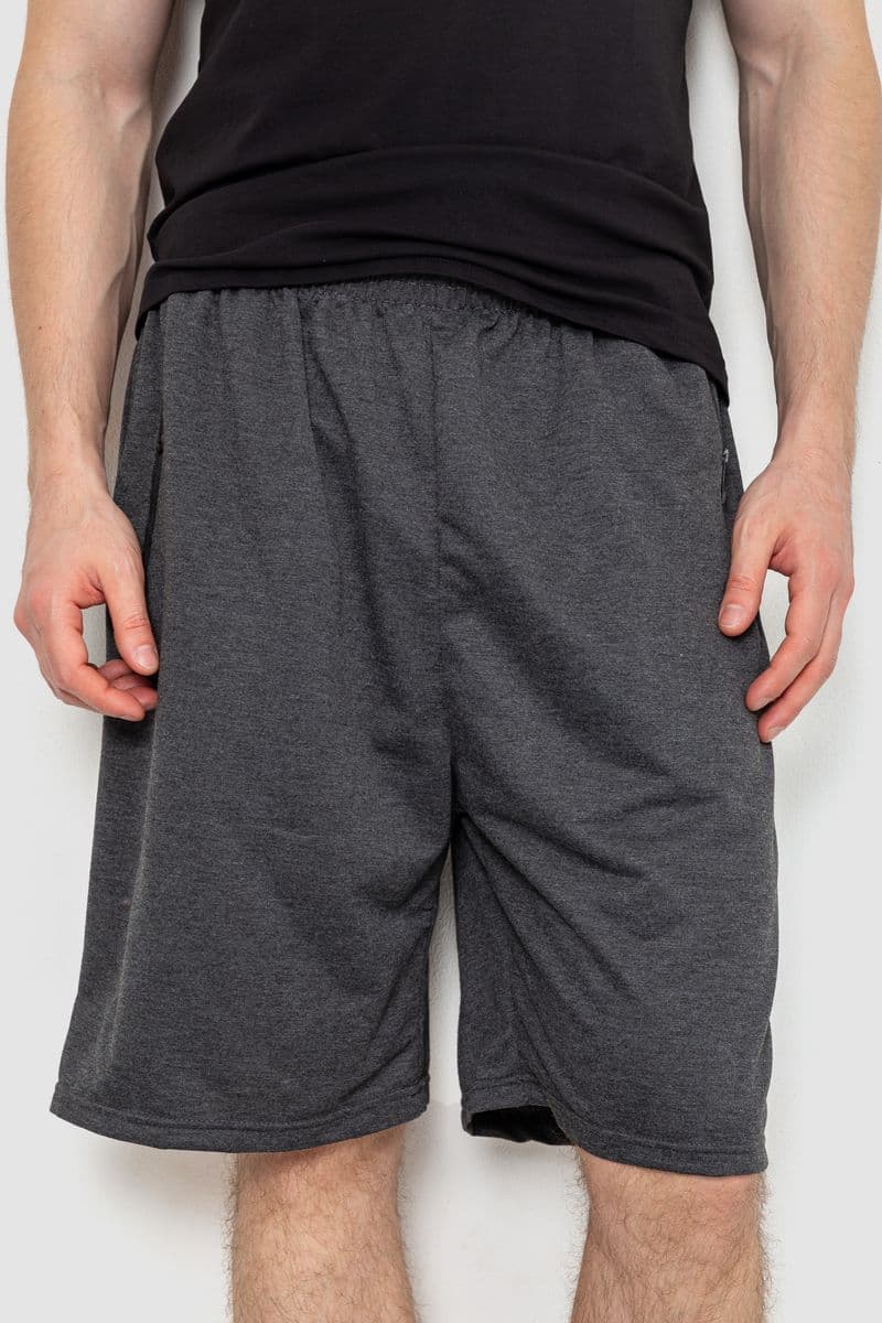 Шорти чоловічі, колір темно-сірий, 244R6593 - зображення 1
