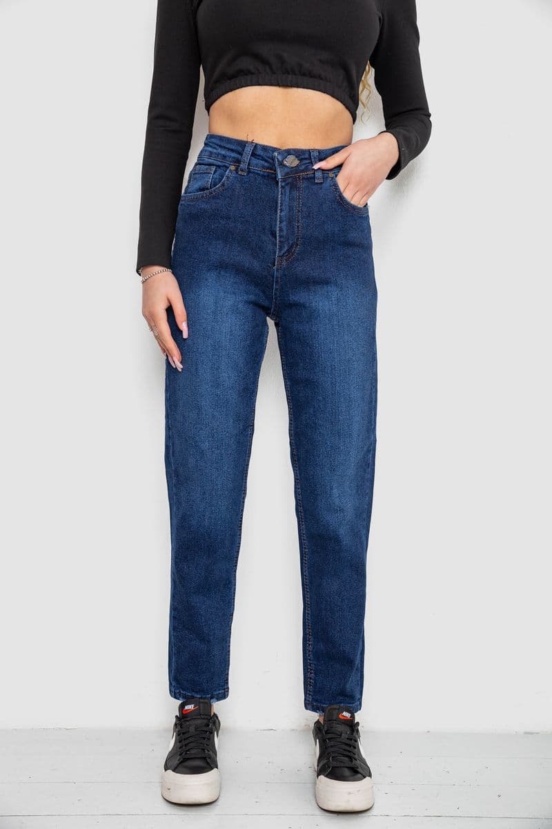 Джинси жіночі 244R5219, колір синій, 244R4038 - зображення 1